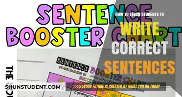 Mastering Sentence Structure: Effective Strategies for Teaching Students to Write Correctly