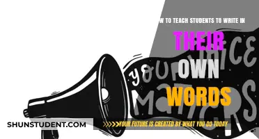 Empowering Students: Mastering Original Writing in Their Own Voice