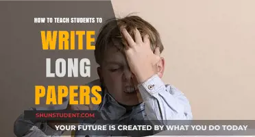 Mastering Long Papers: Effective Strategies for Teaching Student Writing Skills