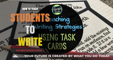 Mastering the Art of Teaching Writing: Strategies for Student Success