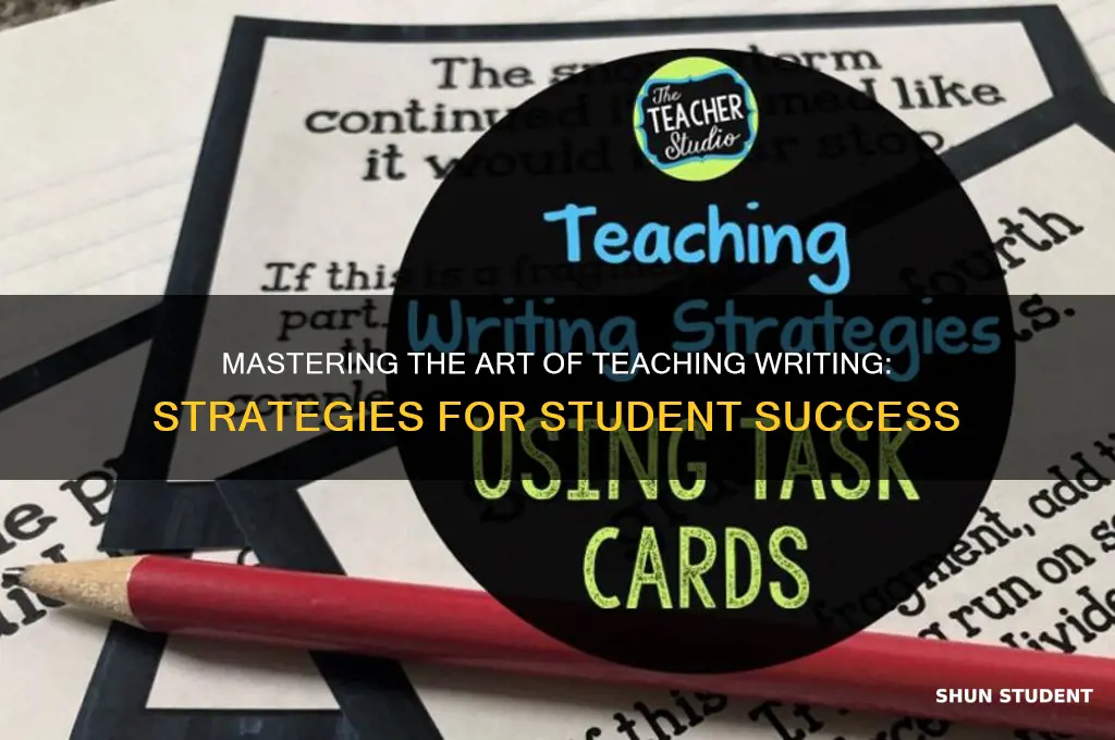 how to teach students to write