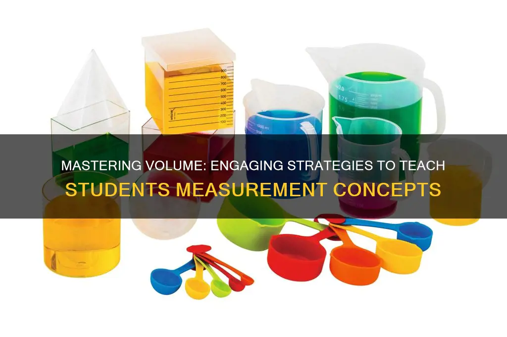 how to teach students volume