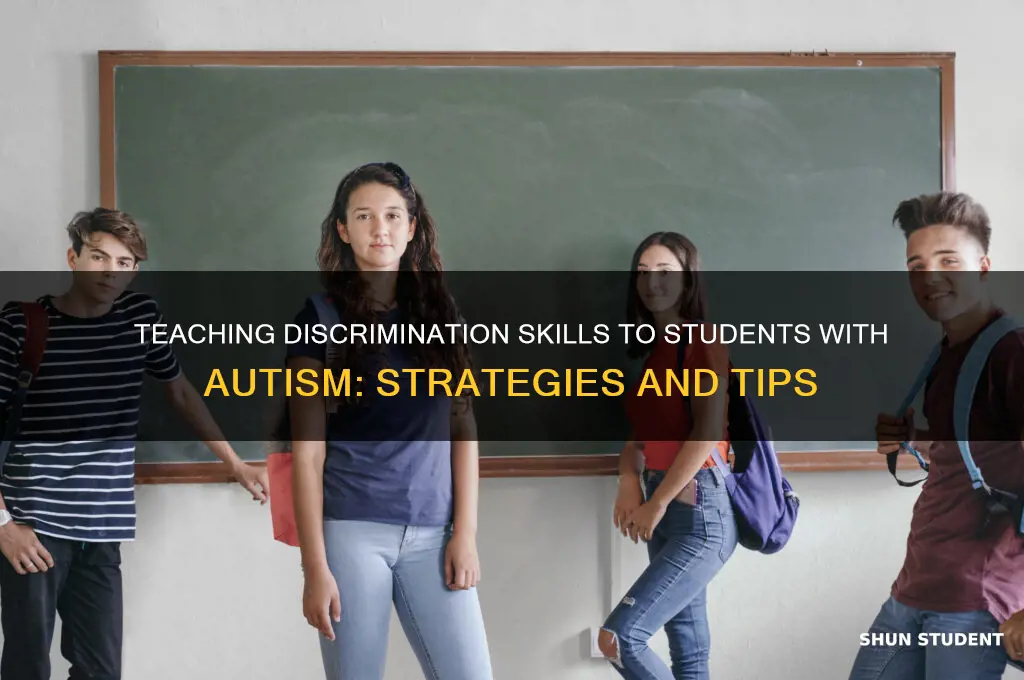 how to teach students with autism discrimination