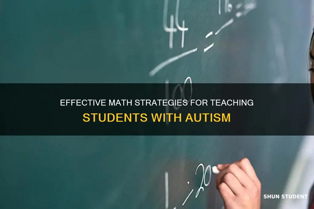 how to teach students with autism math