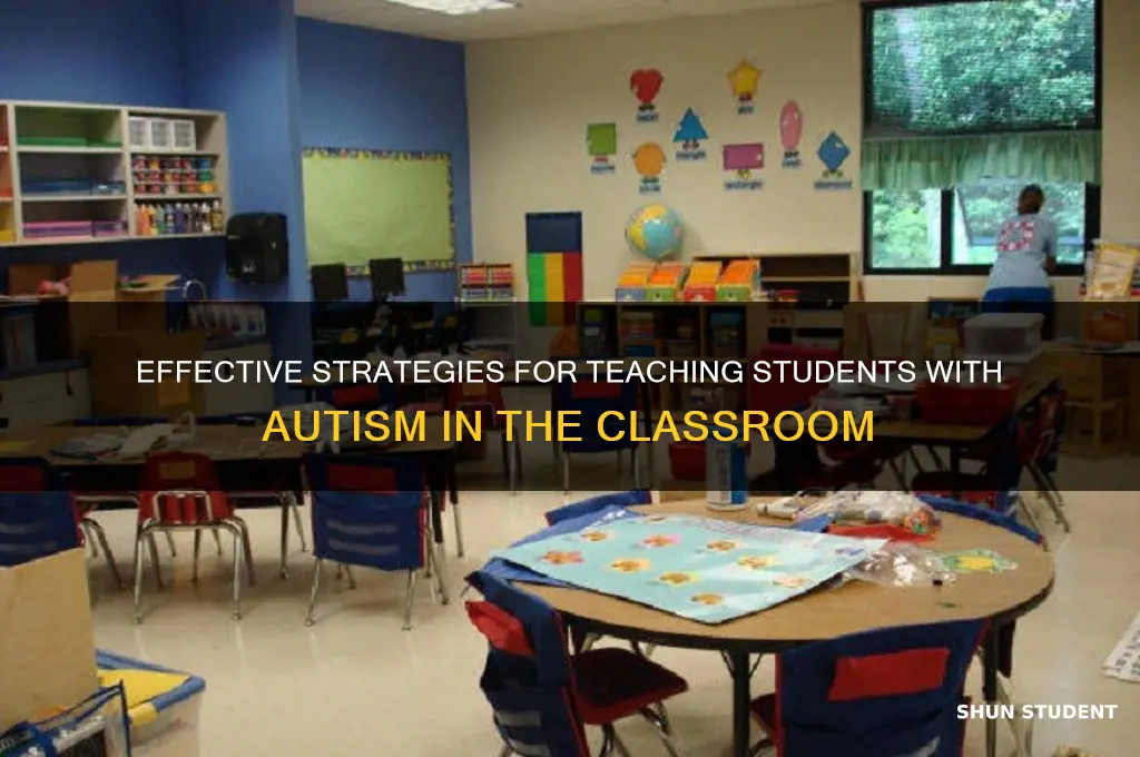 how to teach students with autism