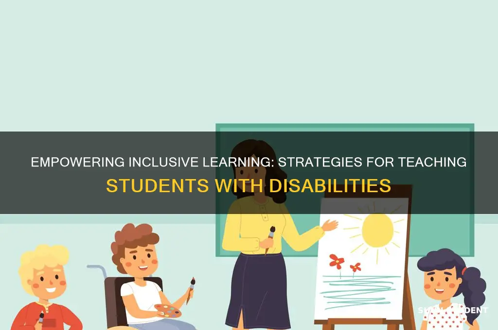 how to teach students with disabilities edutopia