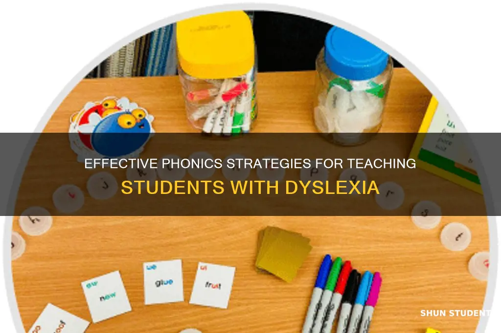 how to teach students with dyslexia about phonics