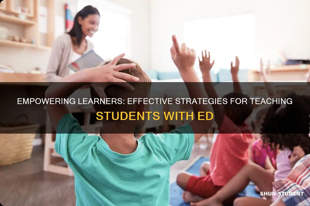 how to teach students with ed