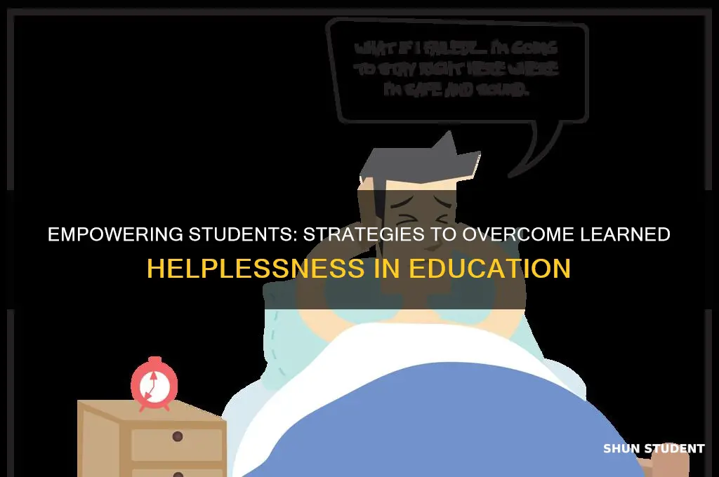 how to teach students with learned helplessness
