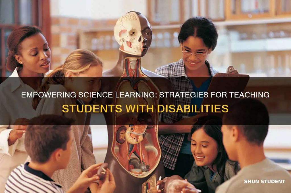 how to teach students with learning disabilities in science