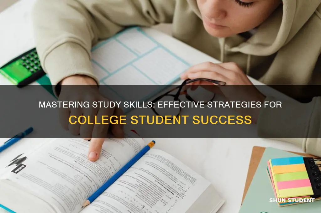 how to teach study skills to college students