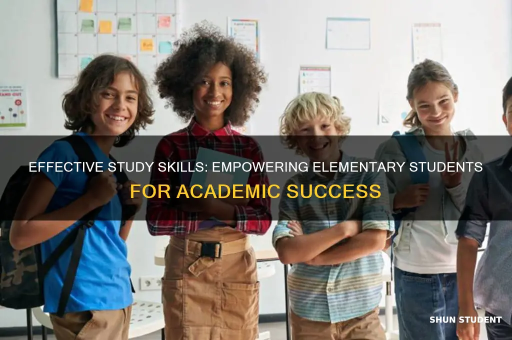 how to teach study skills to elementary students