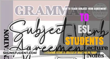 Mastering Subject-Verb Agreement: Effective Strategies for ESL Learners
