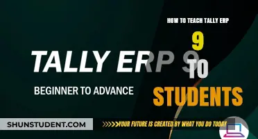 Effective Strategies for Teaching Tally ERP 9 to Students