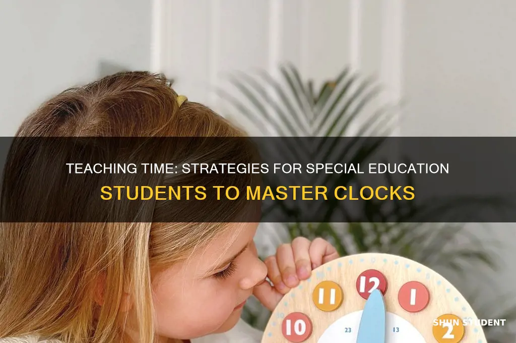 how to teach telling time to special education students