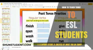 Mastering Tenses: Effective Strategies for Teaching ESL Students