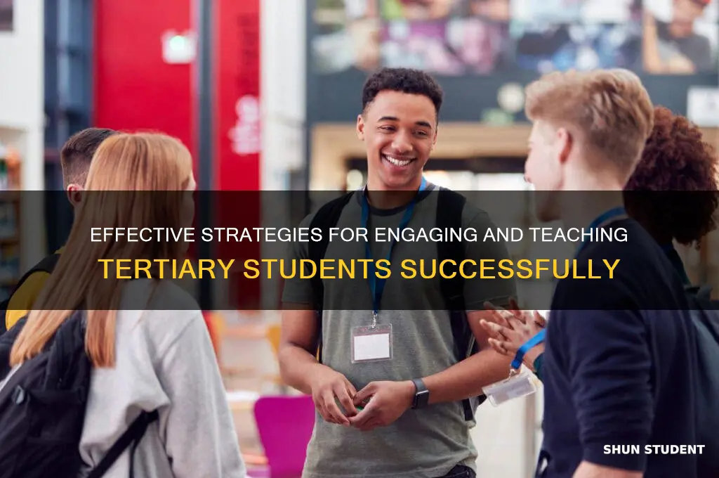 how to teach tertiary students