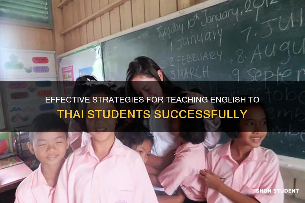 how to teach thai students english