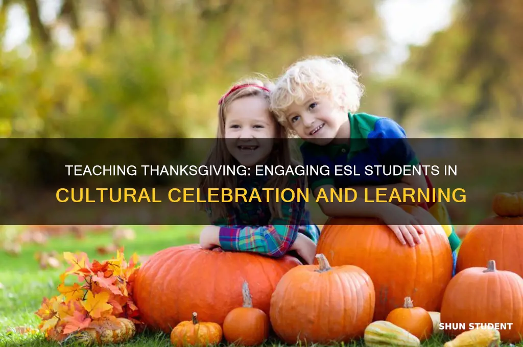 how to teach thanksgiving to esl students