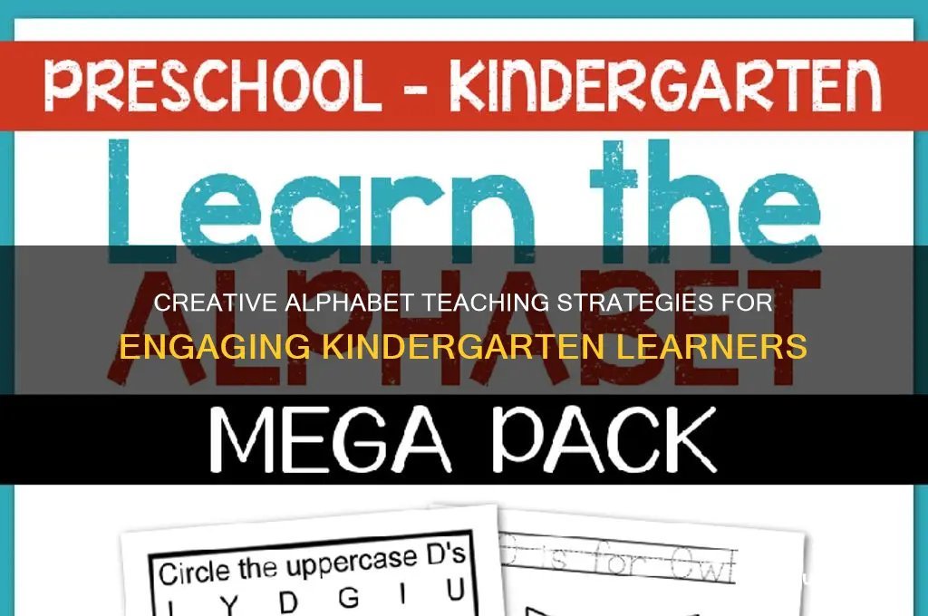 how to teach the alphabet to kindergarten students
