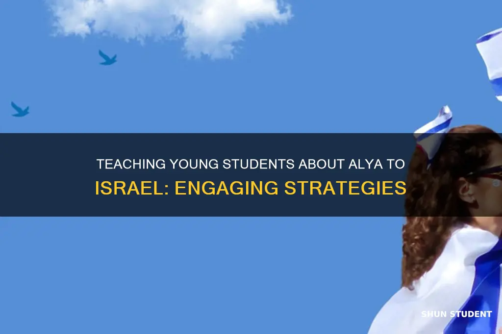 how to teach the alya to israel to young students