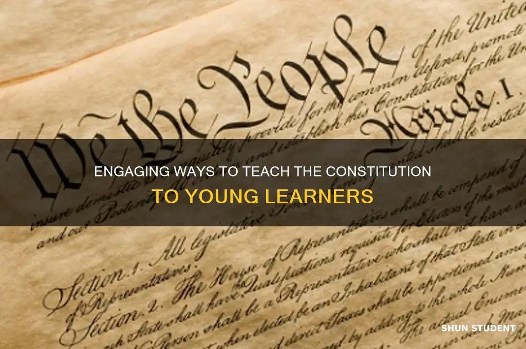 how to teach the constitution to elementary students