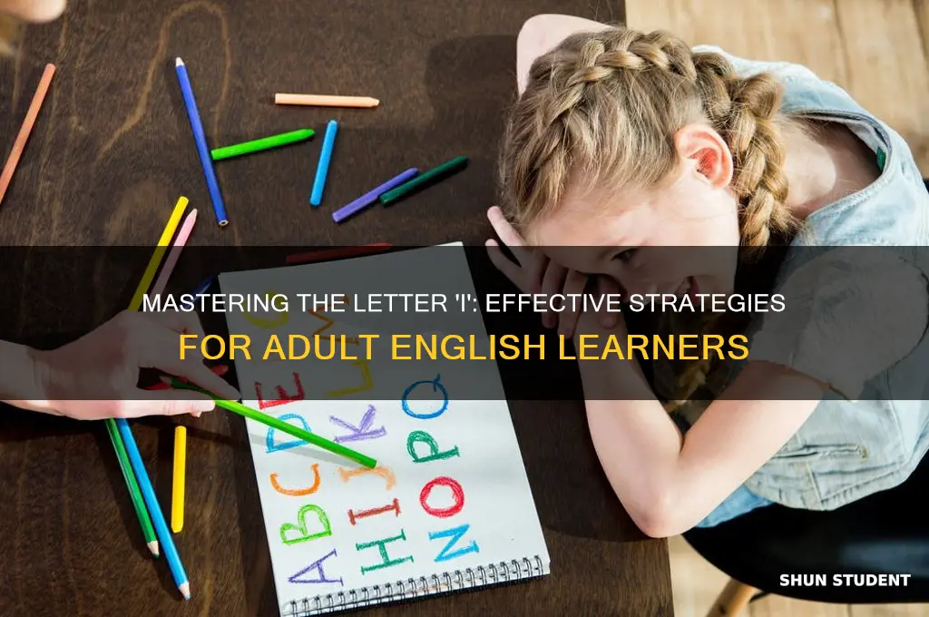how to teach the letter i for adult english students