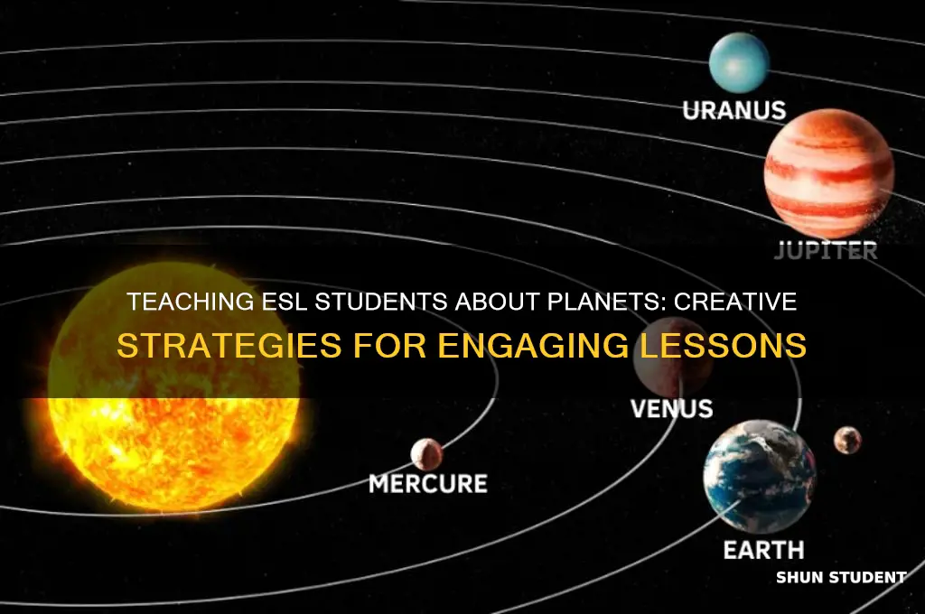 how to teach the planets to esl students