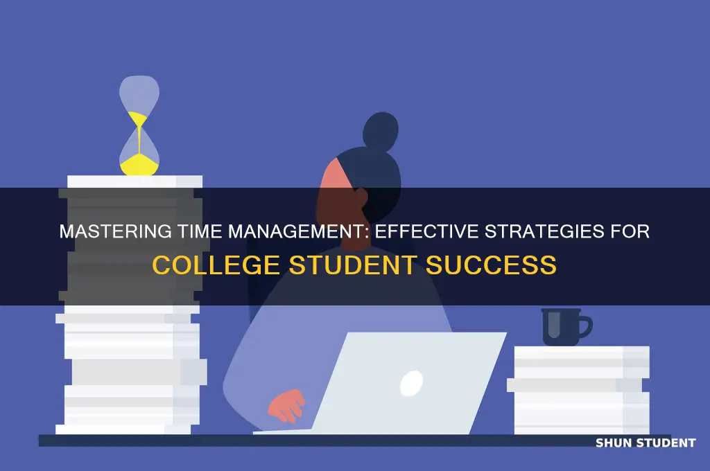 how to teach time management skills to college students