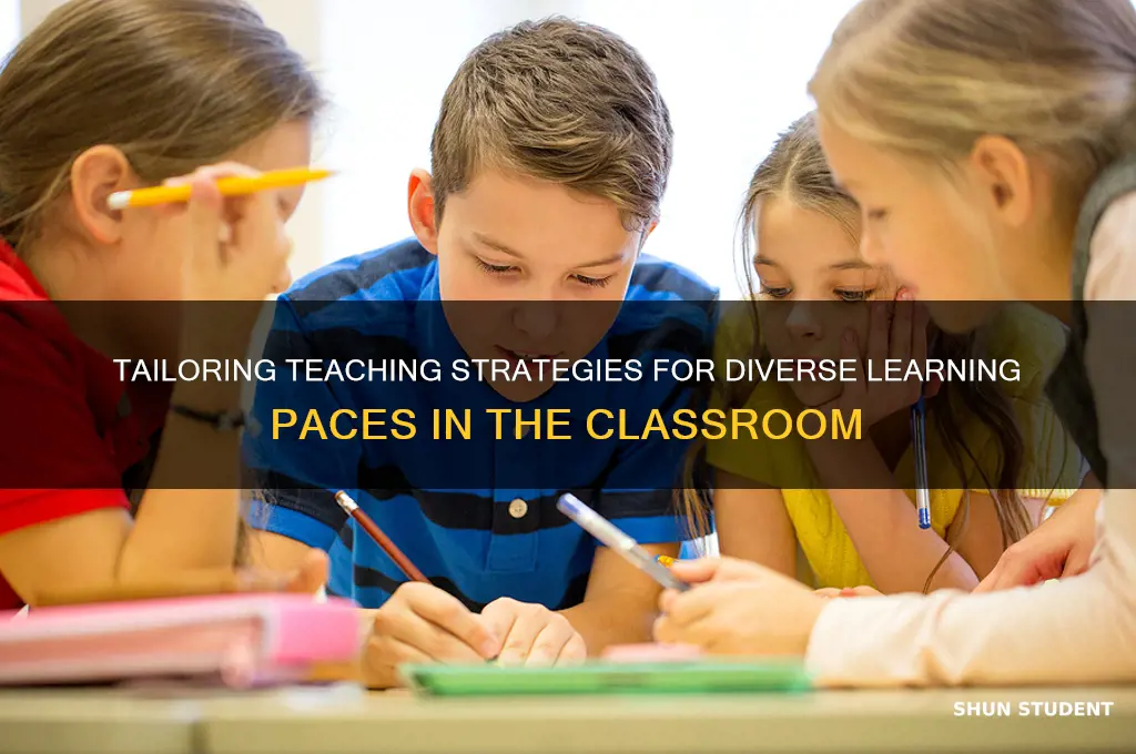 how to teach to students with different learning speeds