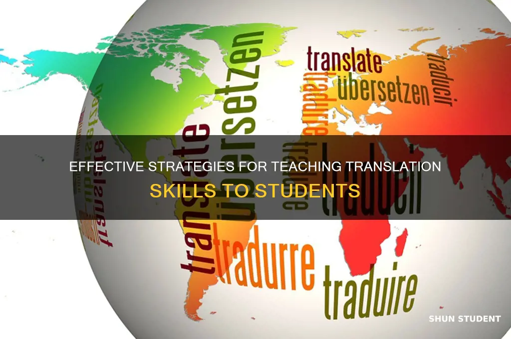 how to teach translation to students