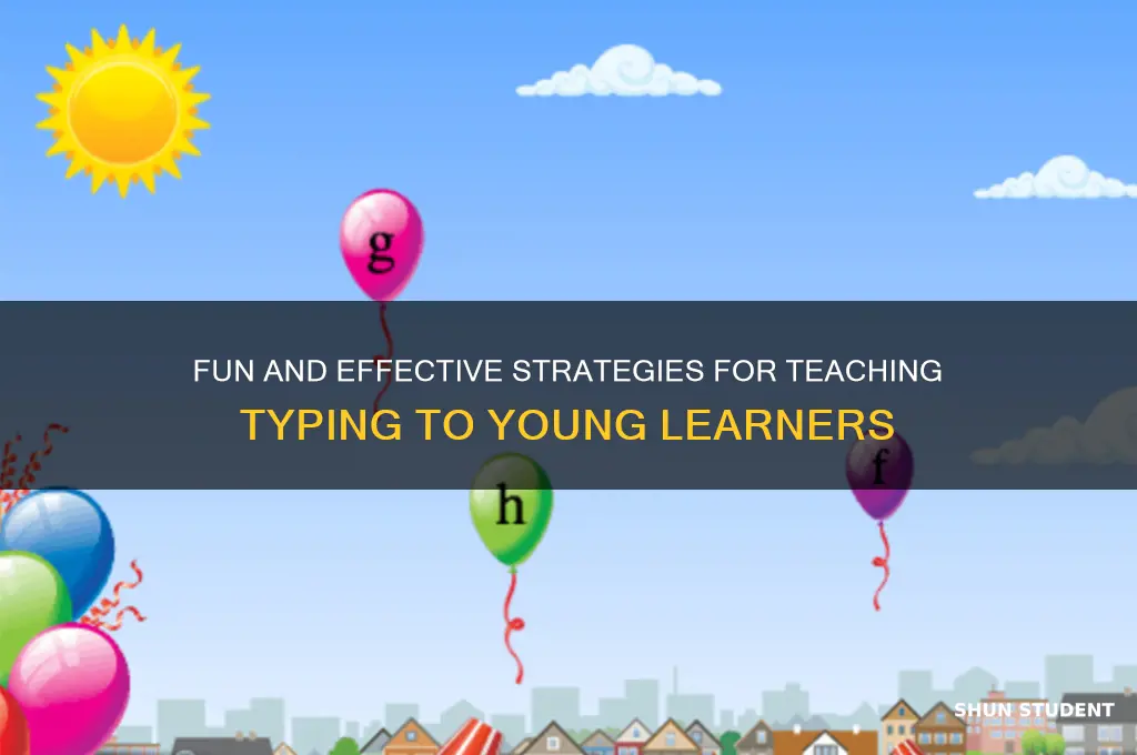 how to teach typing to elementary students