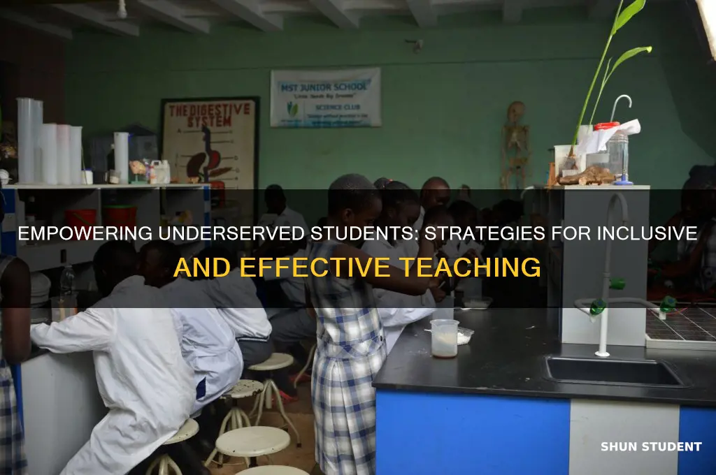 how to teach underserved students