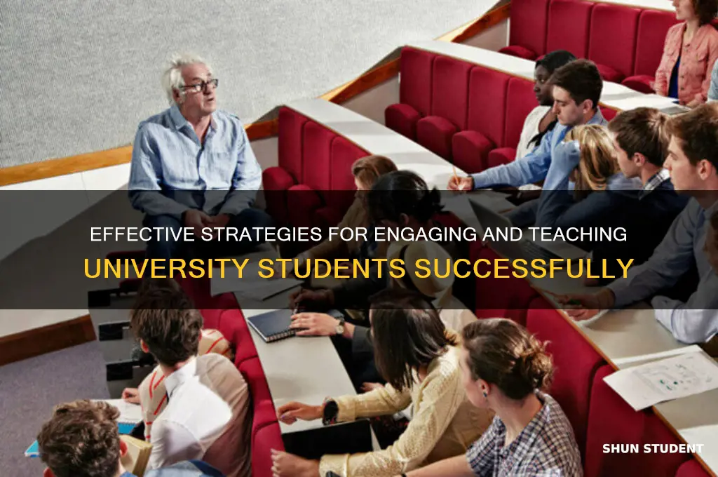 how to teach university students
