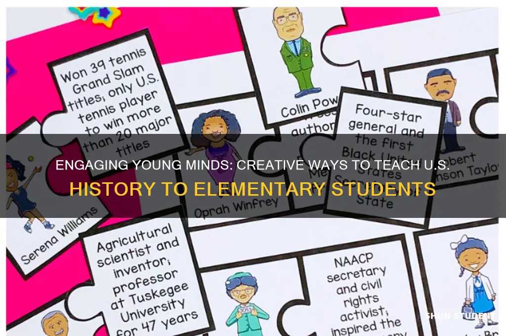 how to teach us history to elementary students