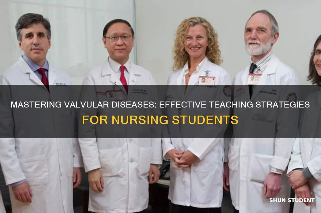 how to teach valvular diseases to nursing students