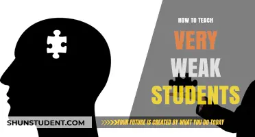 Empowering Struggling Learners: Effective Strategies for Teaching Weak Students