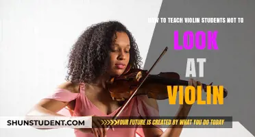 Mastering Violin Posture: Teaching Students to Play Without Looking Down