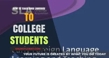 Crafting Vivid Language: Effective Teaching Strategies for College Students