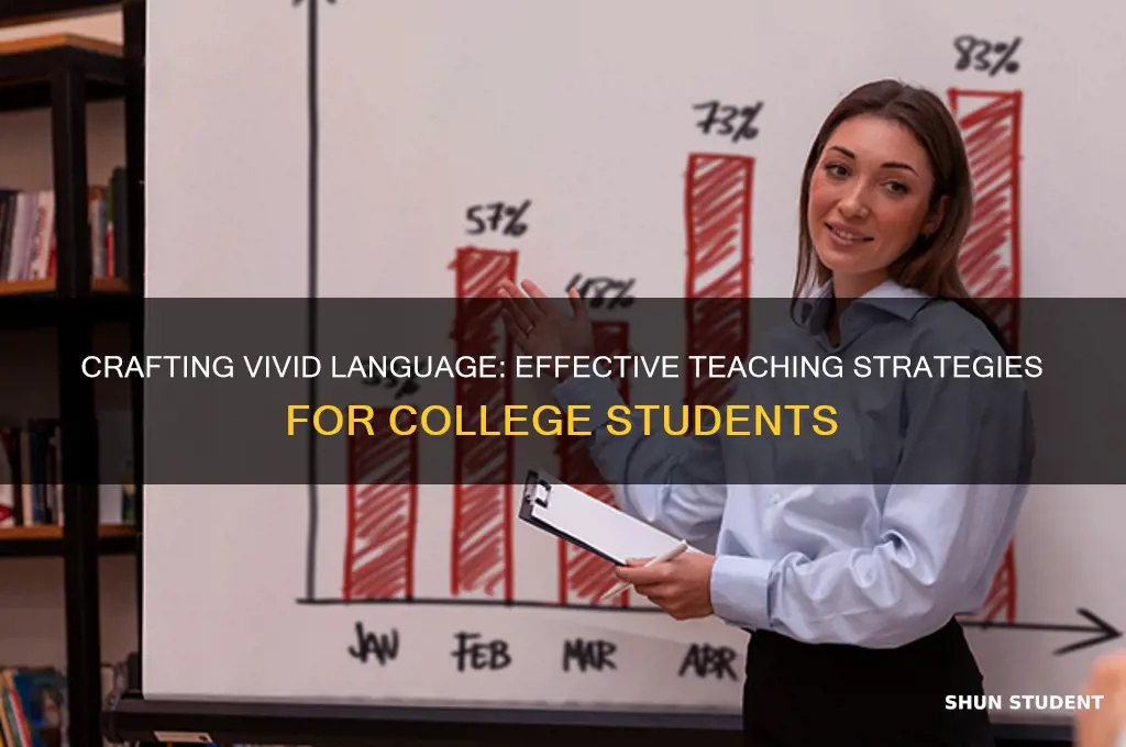 how to teach vivid language to college students