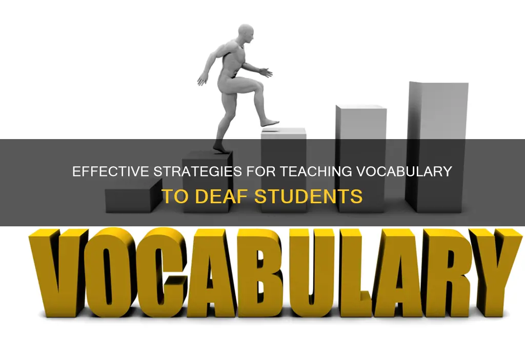 how to teach vocabulary to deaf students