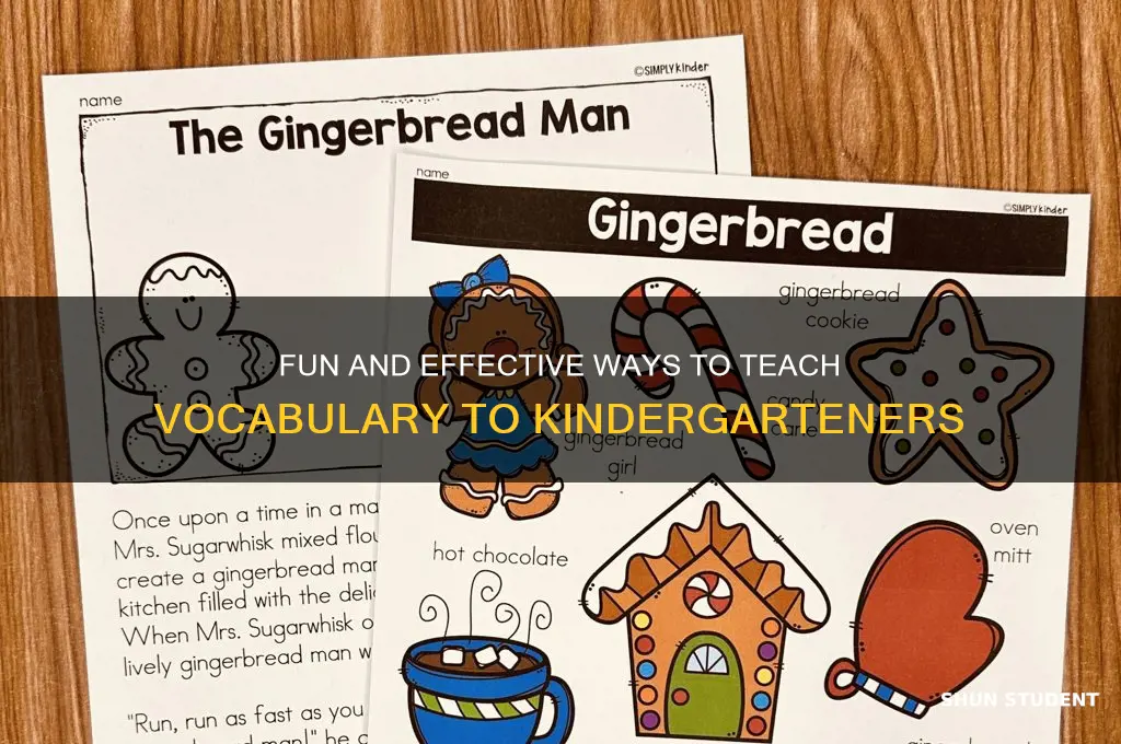 how to teach vocabulary to kindergarten students