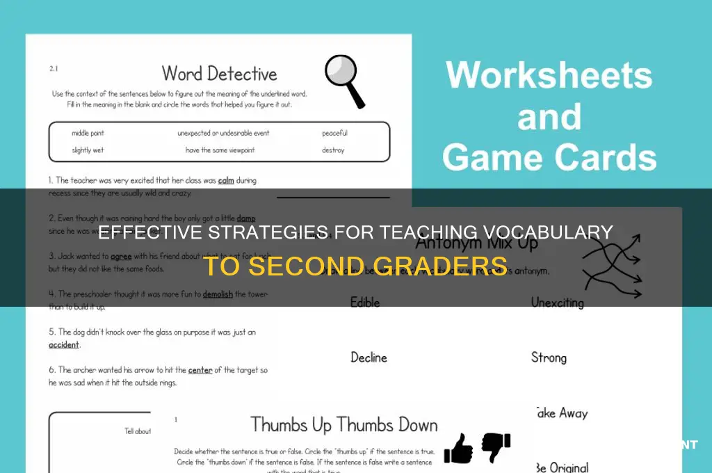 how to teach vocabulary to second grade students