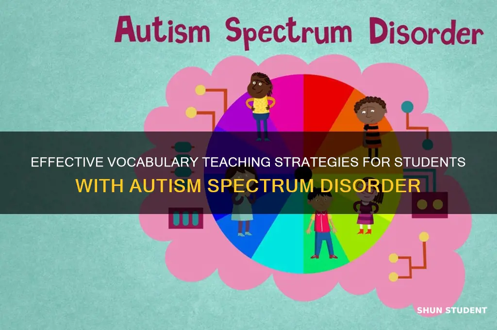 how to teach vocabulary to students with autism