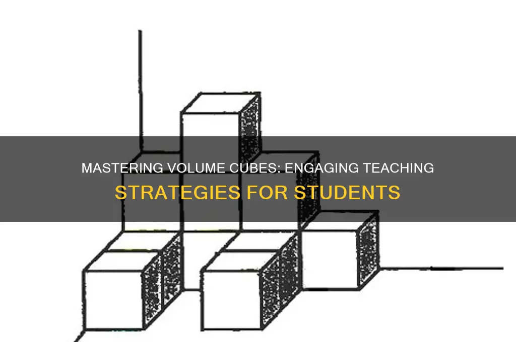 how to teach volume cubes to students