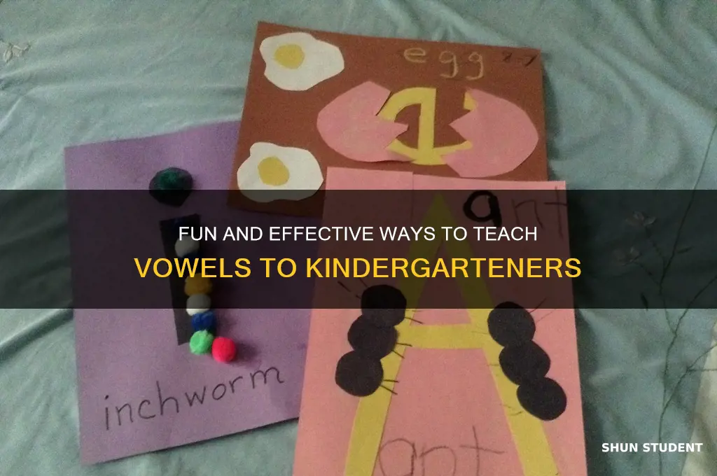 how to teach vowels to kindergarten students