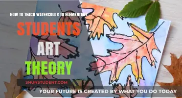 Teaching Watercolor Basics: Engaging Elementary Students in Art Theory