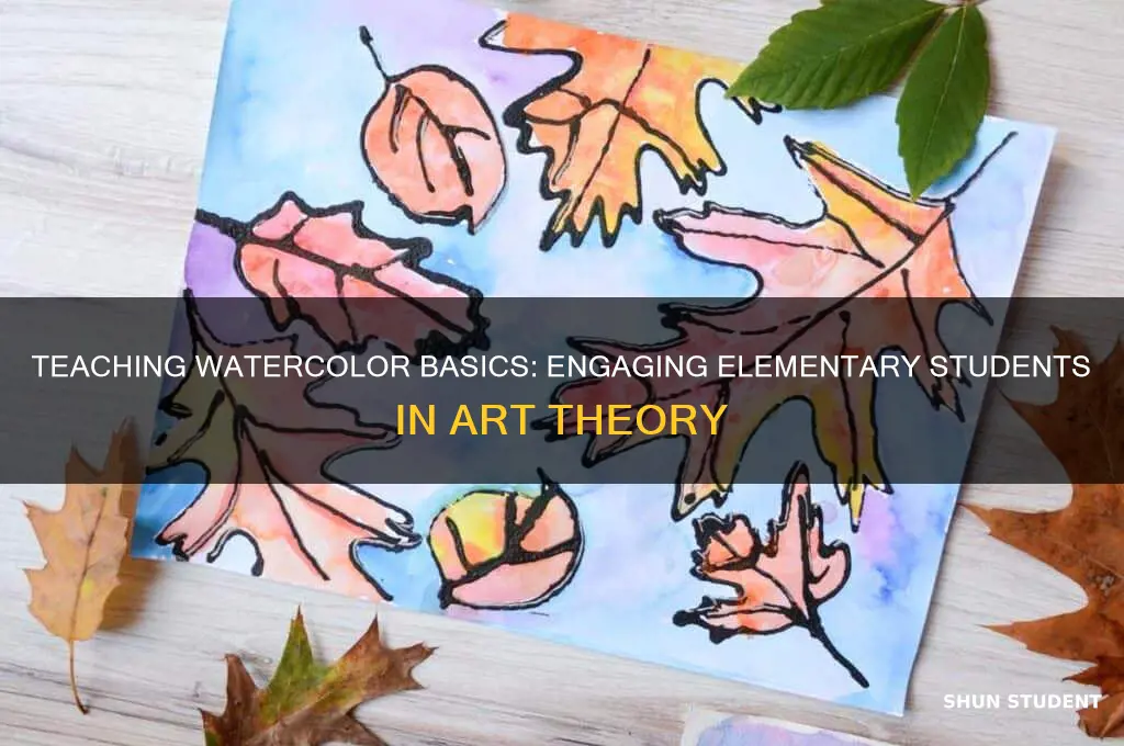 how to teach watercolor to elementary students art theory