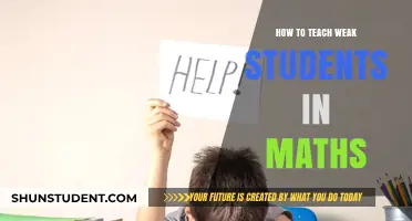 Empowering Struggling Learners: Effective Strategies for Teaching Maths to Weak Students