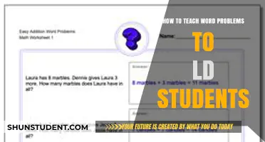 Effective Strategies for Teaching Word Problems to LD Students